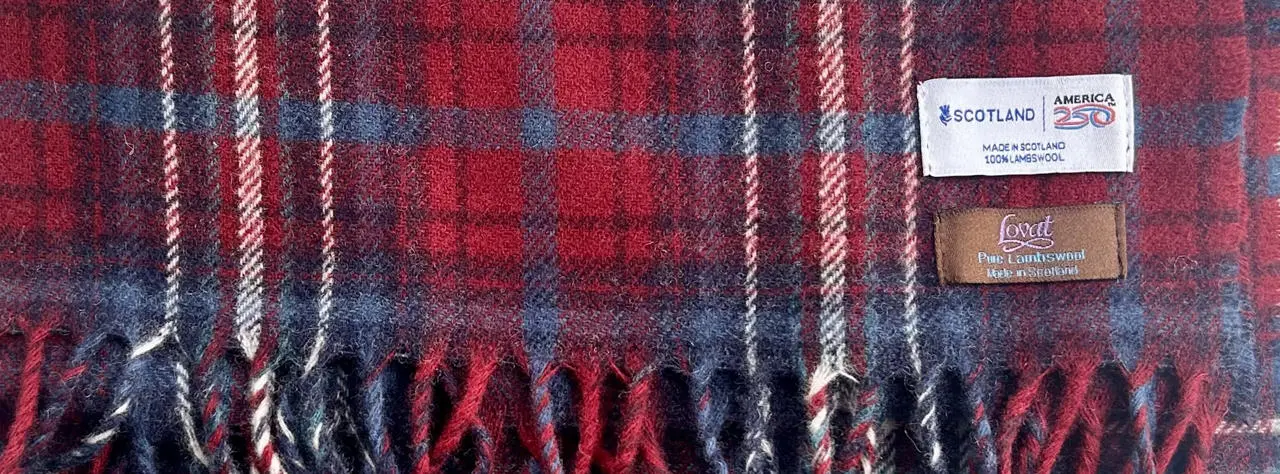 Kaci's winning tartan design