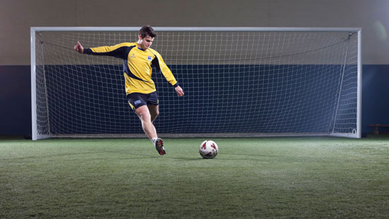The indoor Football Astrodome comprises two 38x22m, 5-a-side Fieldturf 