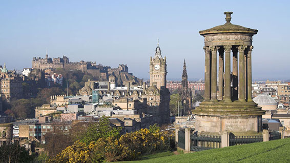 Edinburgh skyline from Calton Hill