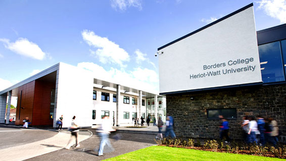 Scottish Borders Campus entrance