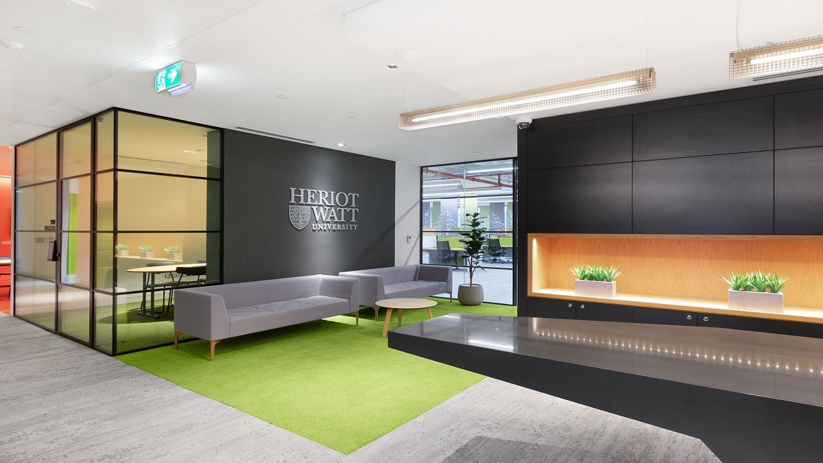 Heriot Watt Dubai campus interiors 