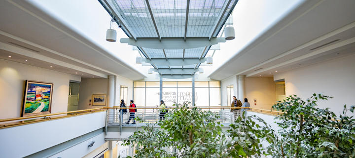 Interior view of the Business School