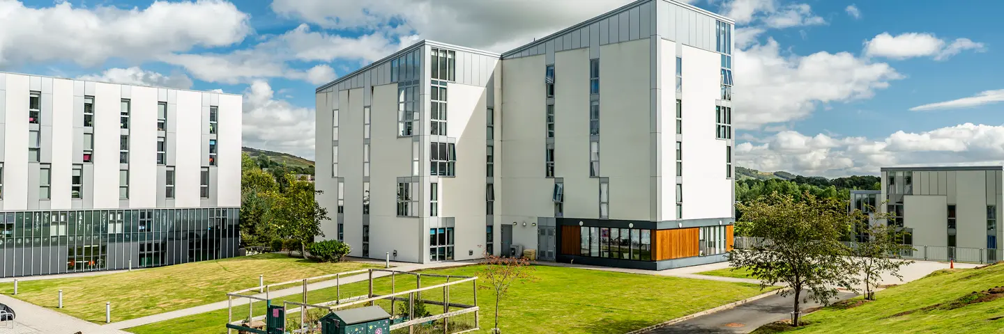 Jean Muir Student Village, halls of residence at the Borders Campus in Galashiels