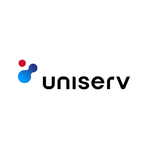 Uniserv logo white