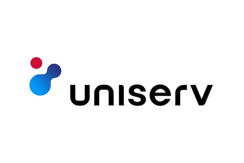 Uniserv logo white