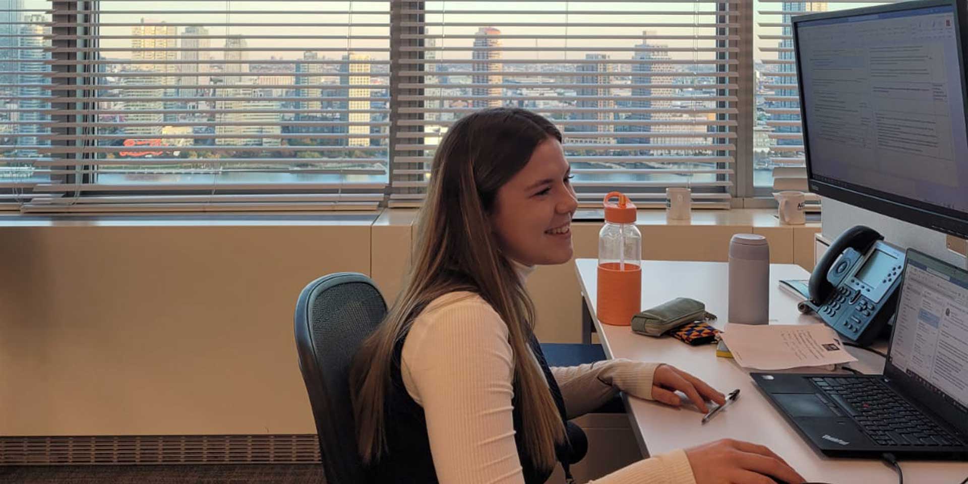 Hannah Fenn-Tye, the latest Fiona Watson scholar working in New York