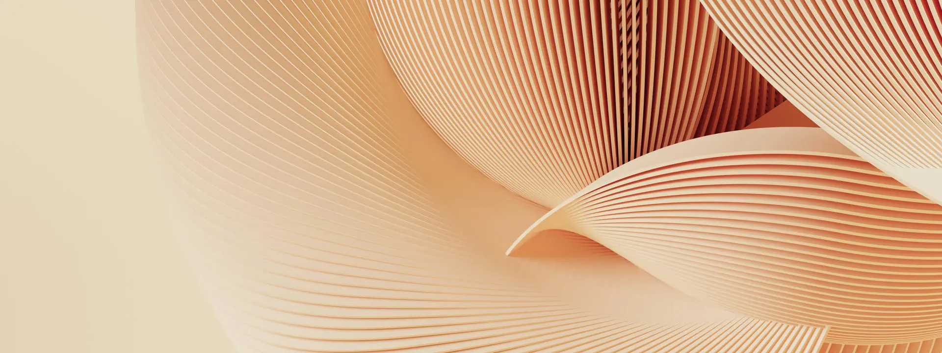 Orange abstract lines.