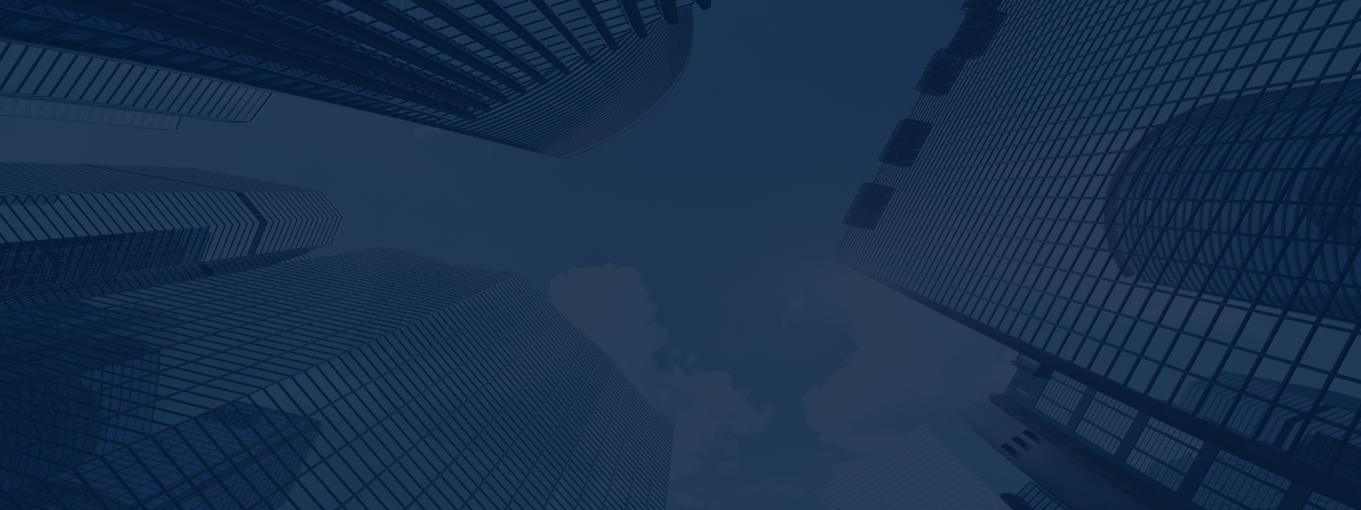 Blue skyscrapers