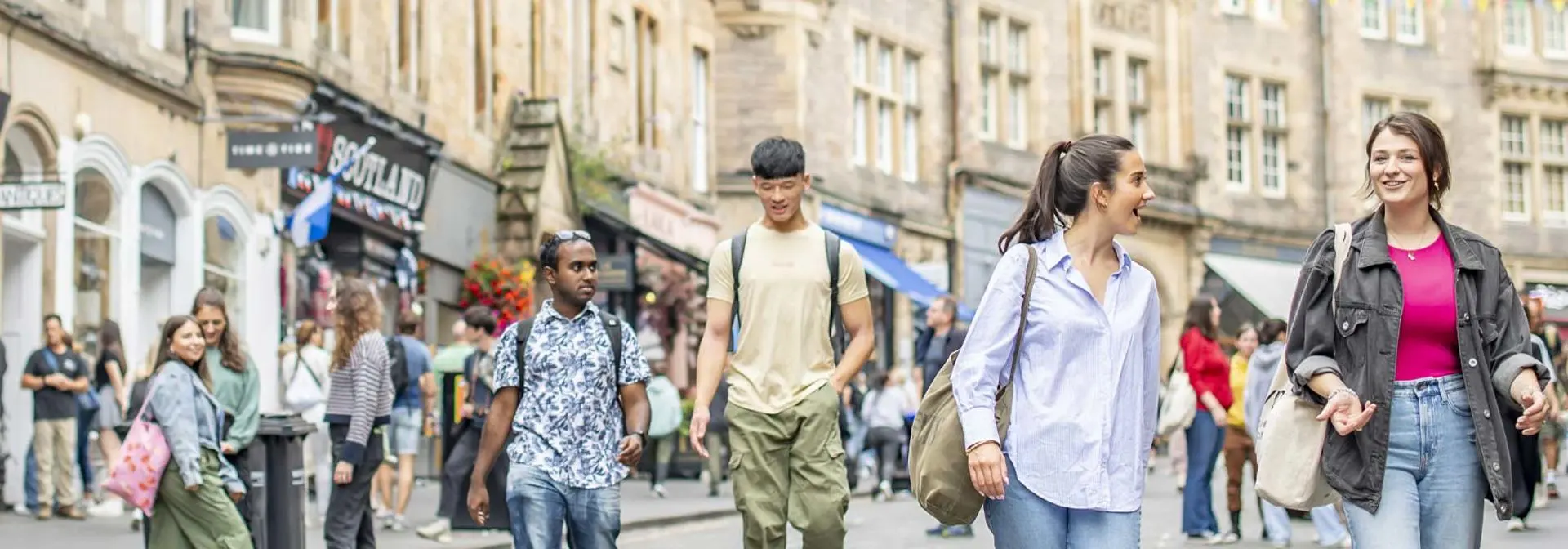 Students on Cockburn Street