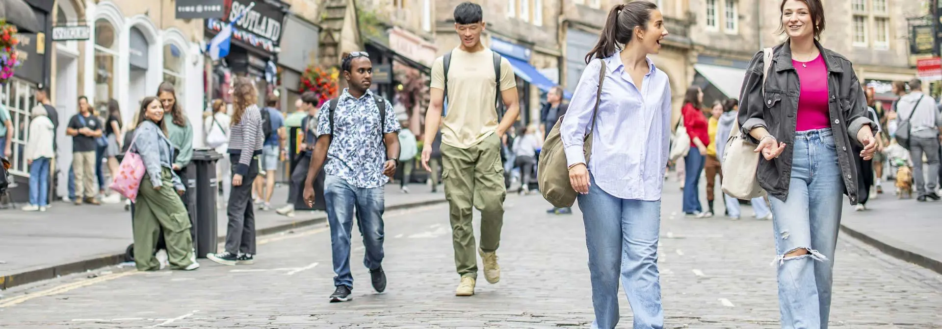 Students on Cockburn Street