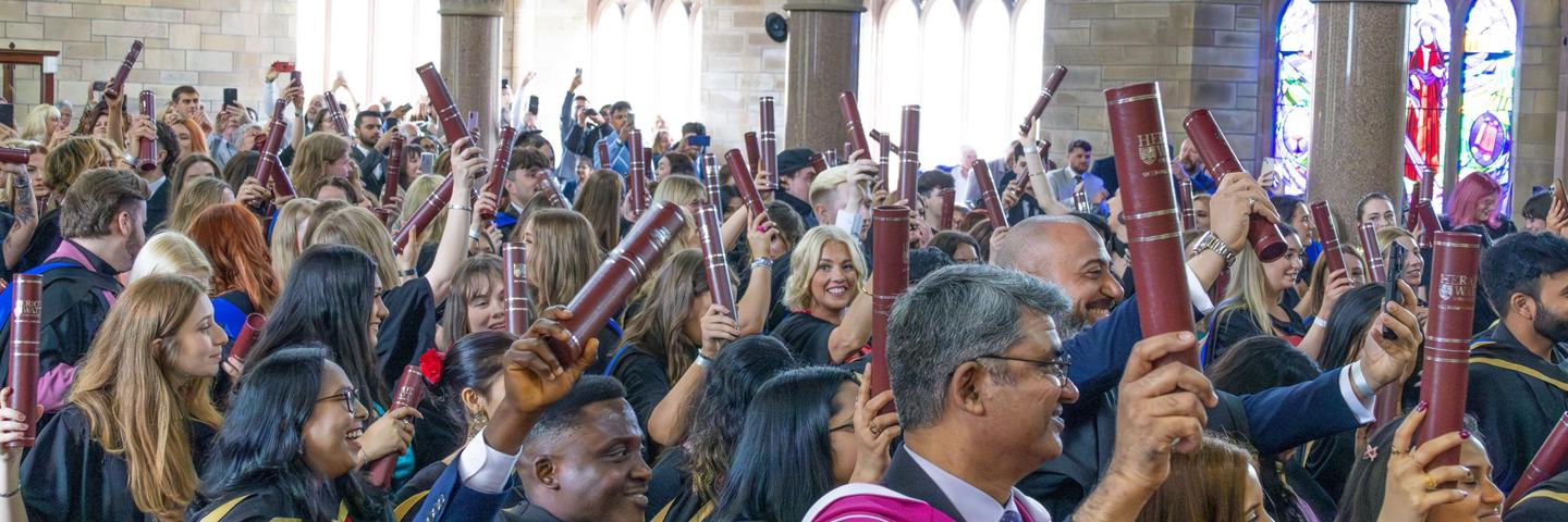 Leave a legacy gift image with graduates