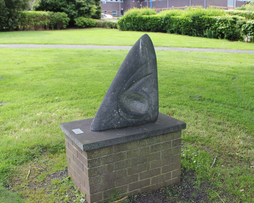 Limestone statue