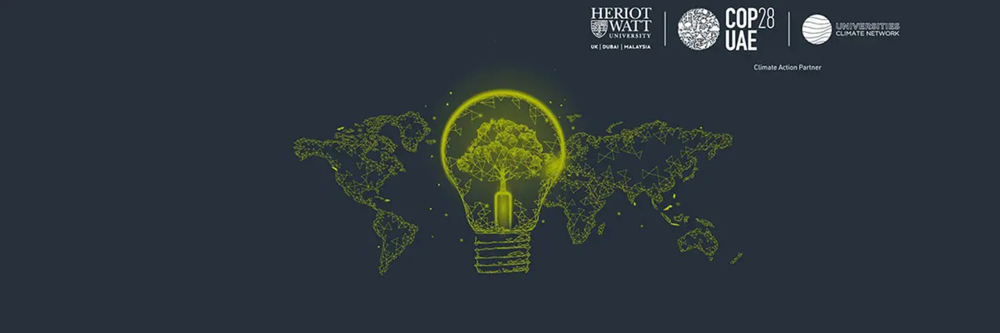 Abstract graphic for COP28 UAE