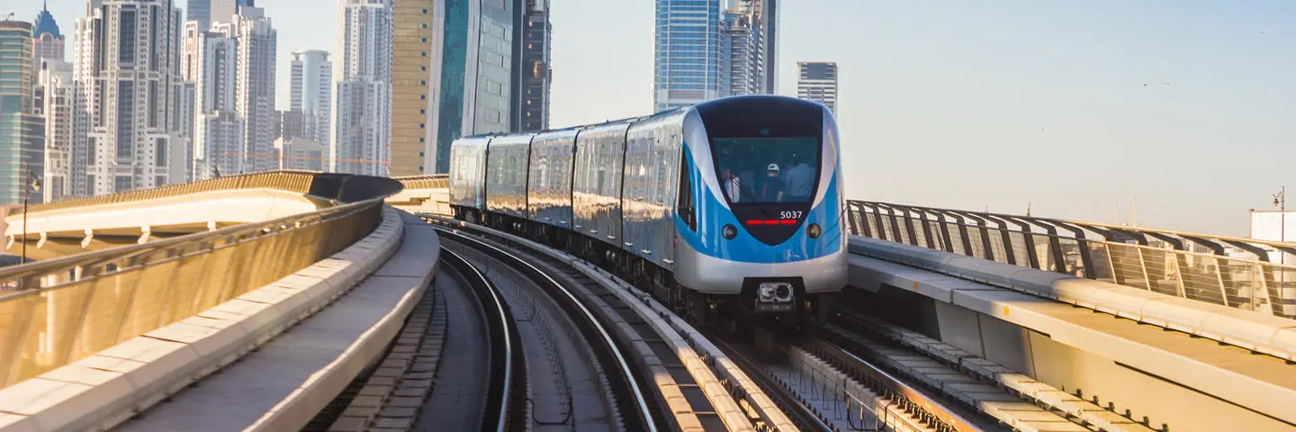 Metro in Dubai.
