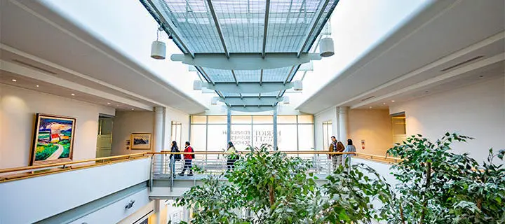 Interior view of the Edinburgh Business School