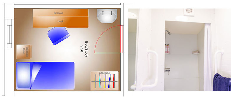 non en suite floor plan
