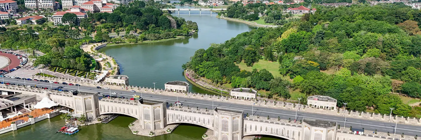Aerial view of Putrajaya, Malaysia