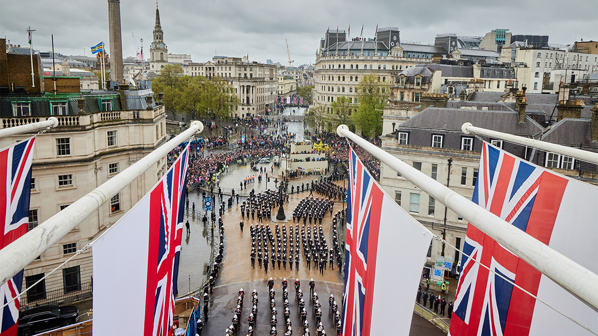 Armed forces at the Coronation