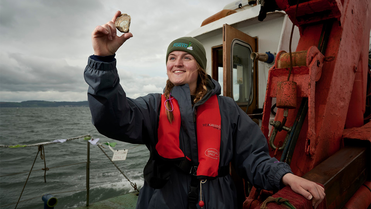 Emmy Cooper-Young on the Firth of Forth