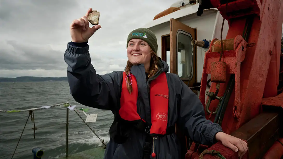 Emmy Cooper-Young on the Firth of Forth
