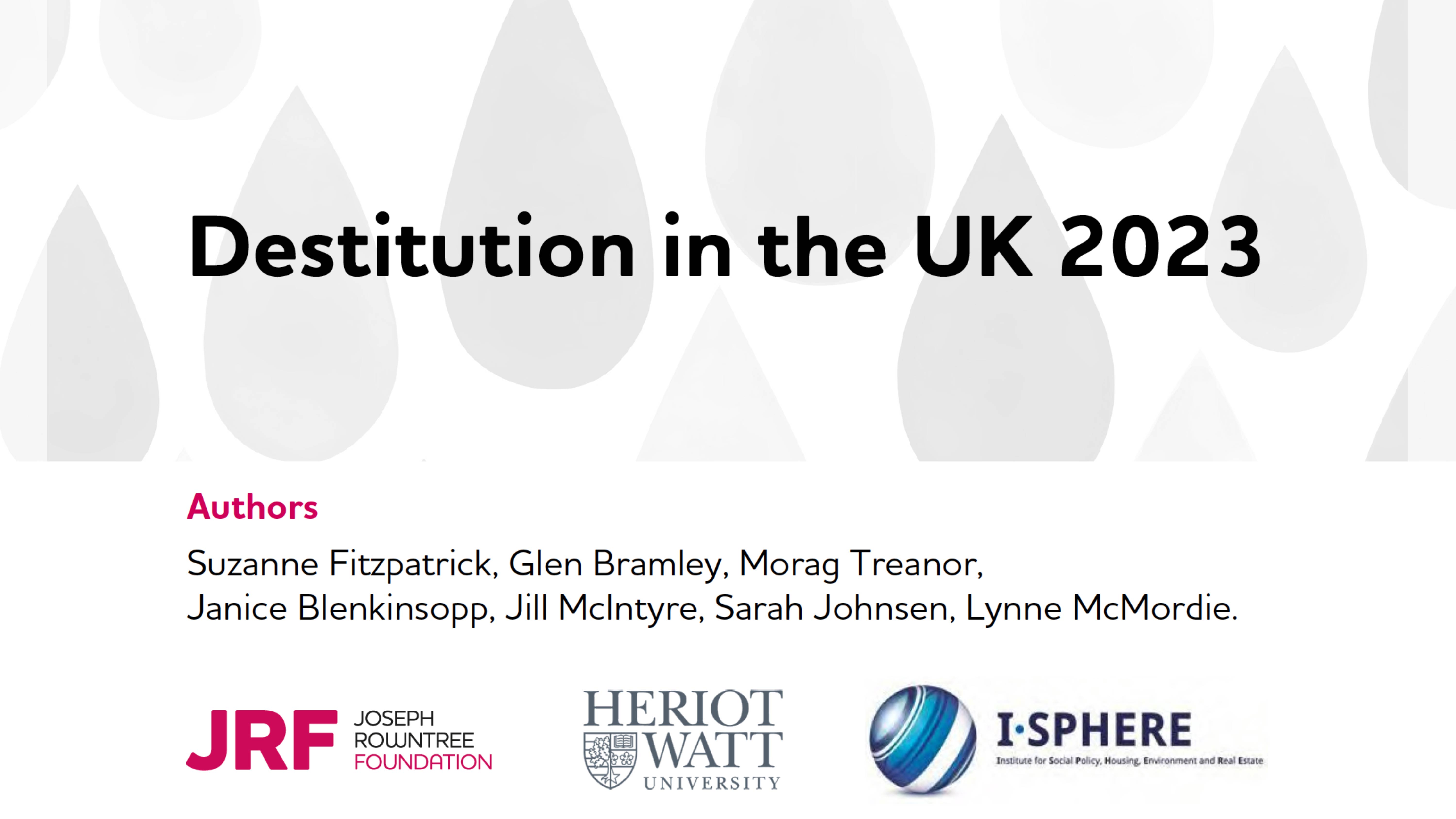 Destitution report cover