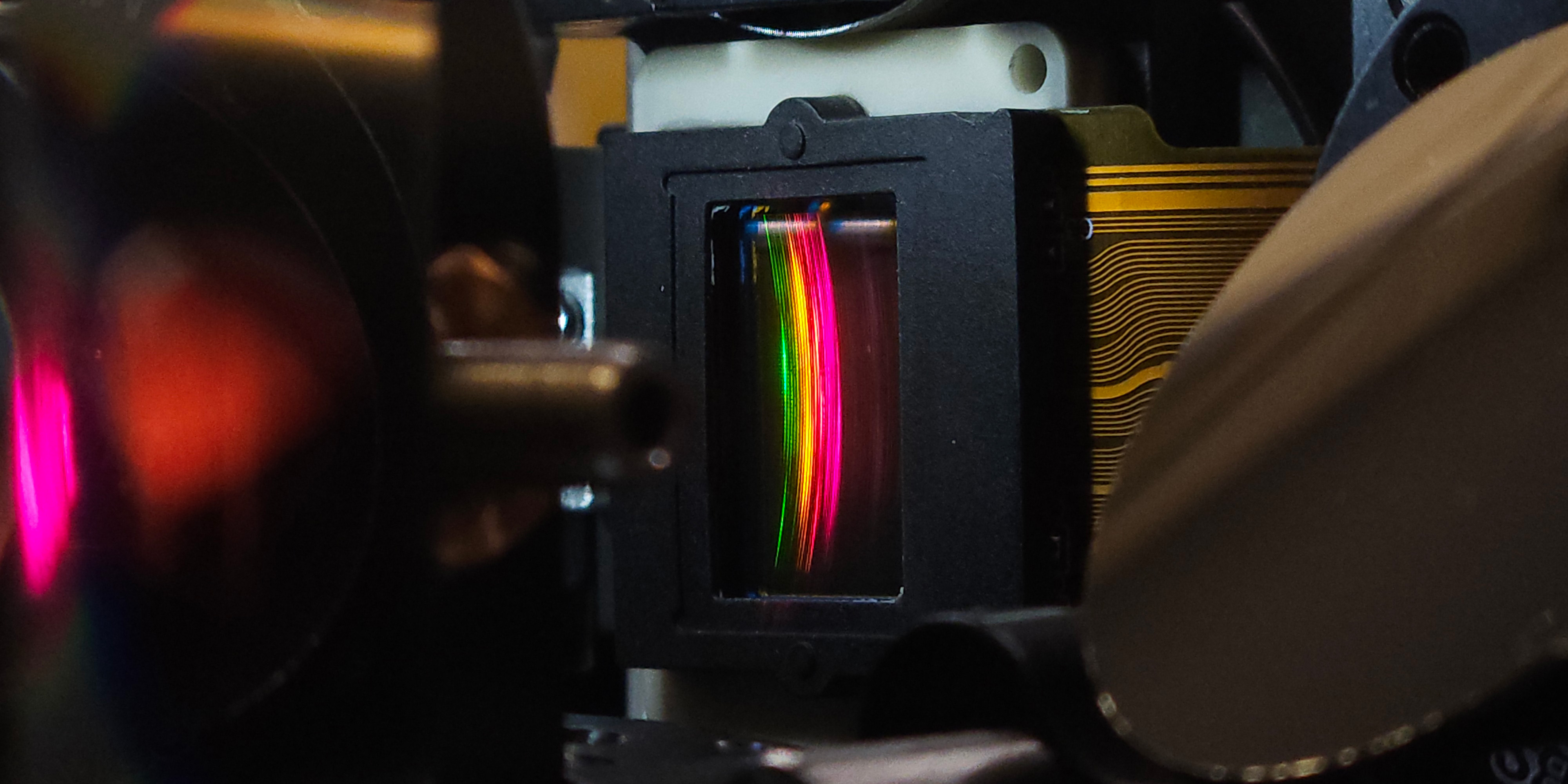 The team's laboratory set-up