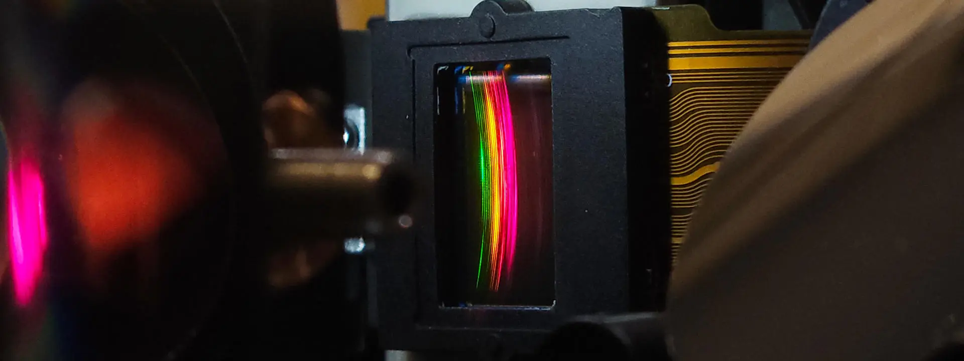 The team's laboratory set-up