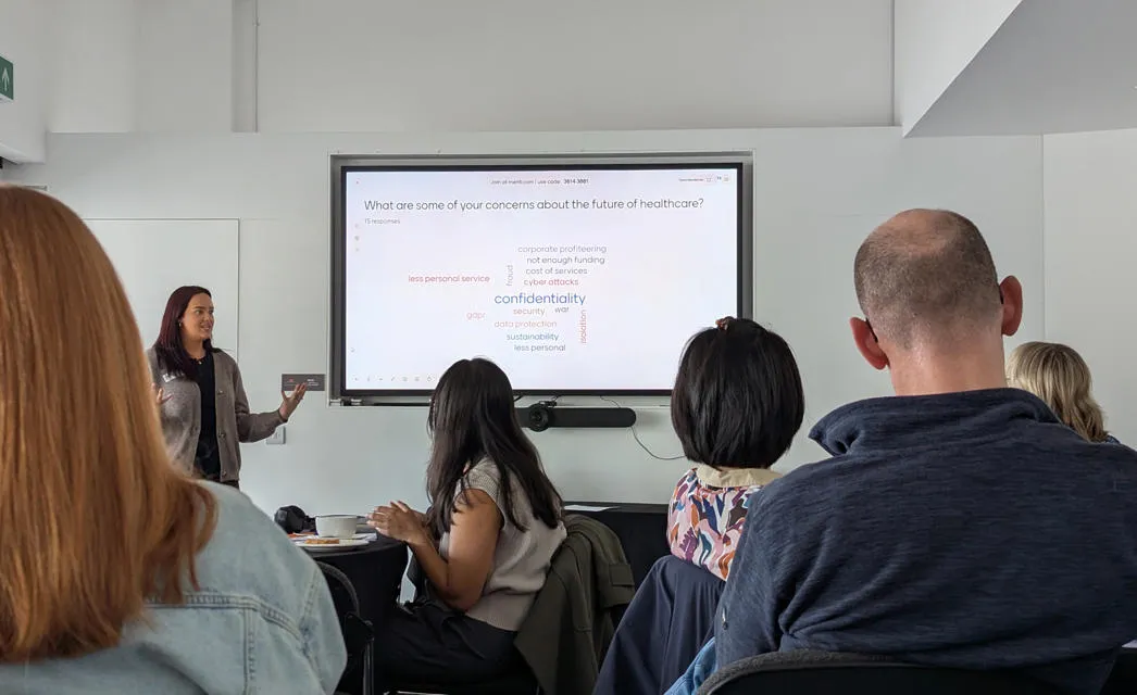 A Citizens’ Assembly workshop for Tay Health Tech. A Citizens’ Assembly workshop for Tay Health Tech.