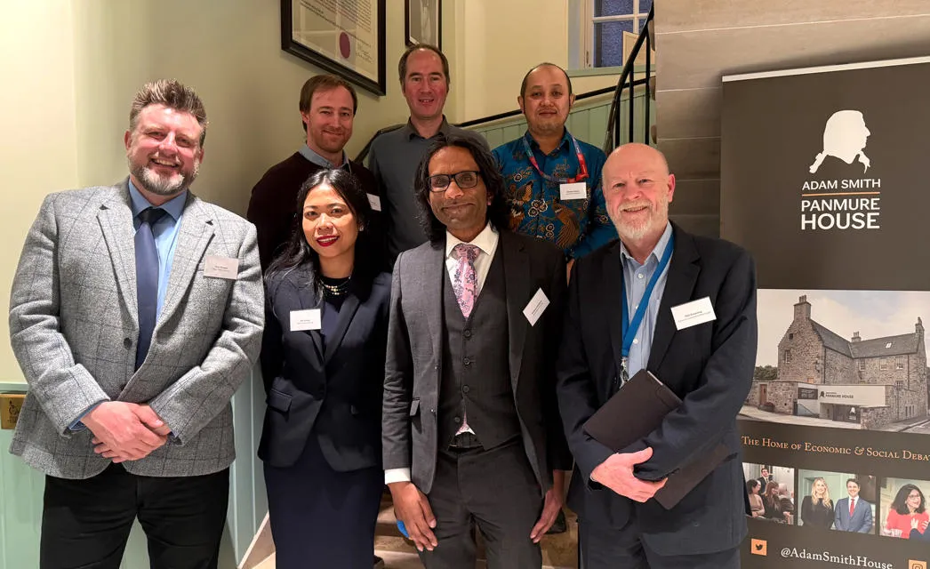 The Heriot-Watt research team. From left to right: Guy Walker, Alan Logan, Siti Fariya, Adam Gripton, Tushara Kodikara, Dhanan Utomo and Phil Greening. 