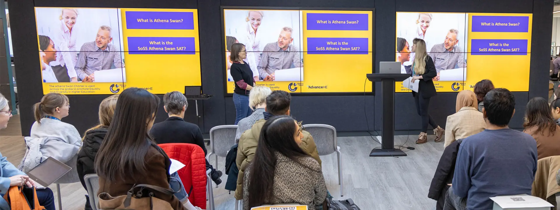 An Athena Swan event at Heriot-Watt School of Social Sciences.