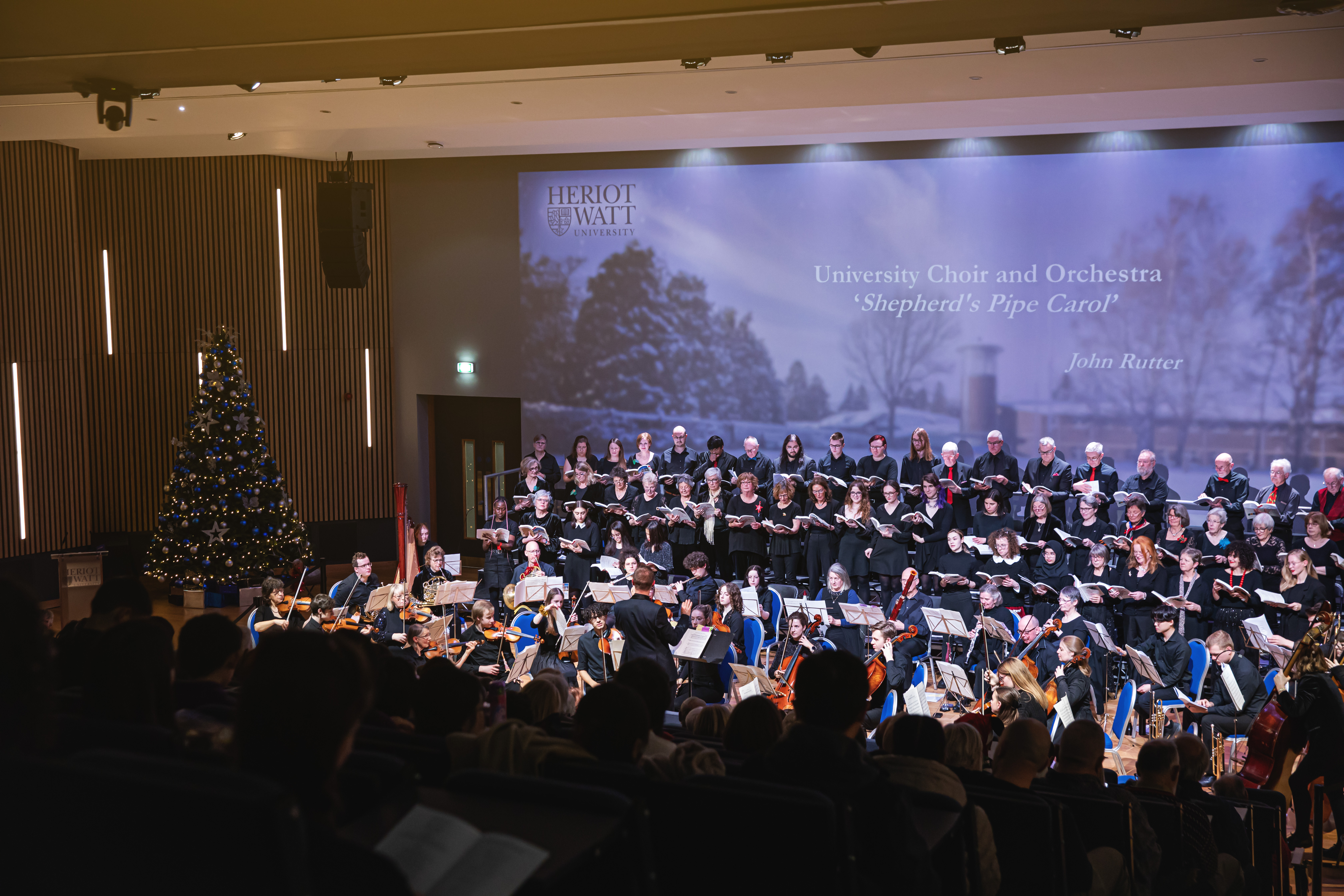 Image of last year's Carol celebration event.