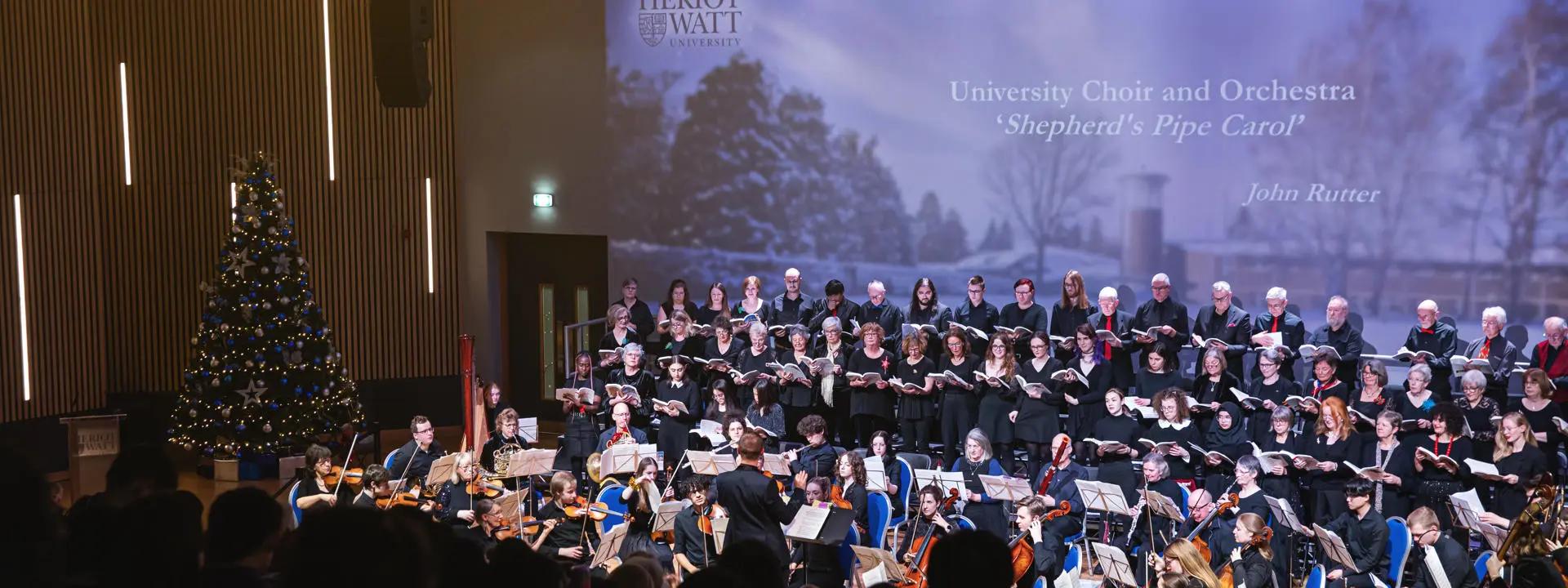 Image of last year's Carol celebration event.