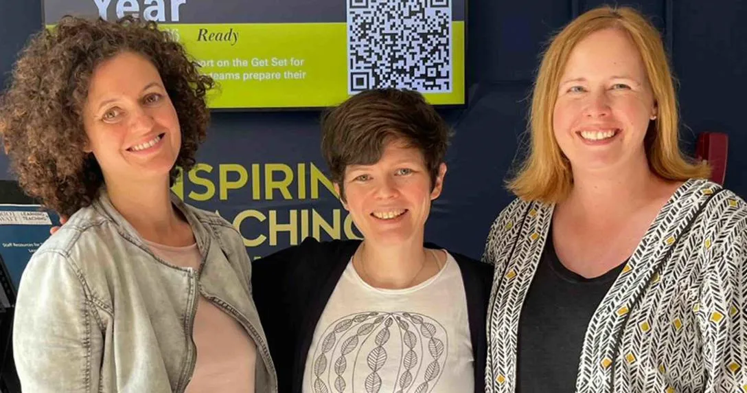 L-R: Professor Alice Street. Professor Maiwenn Kersaudy-Kerhoas and Dr Claire Lindsay.