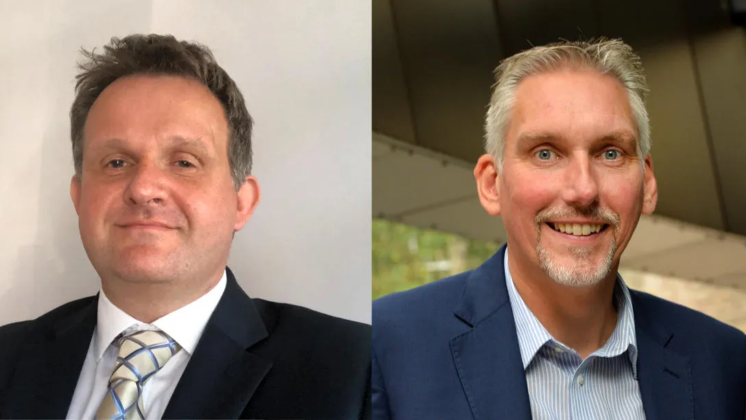 Chris Ashley (left) and Colin Smith. Chris Ashley (left) and Colin Smith.