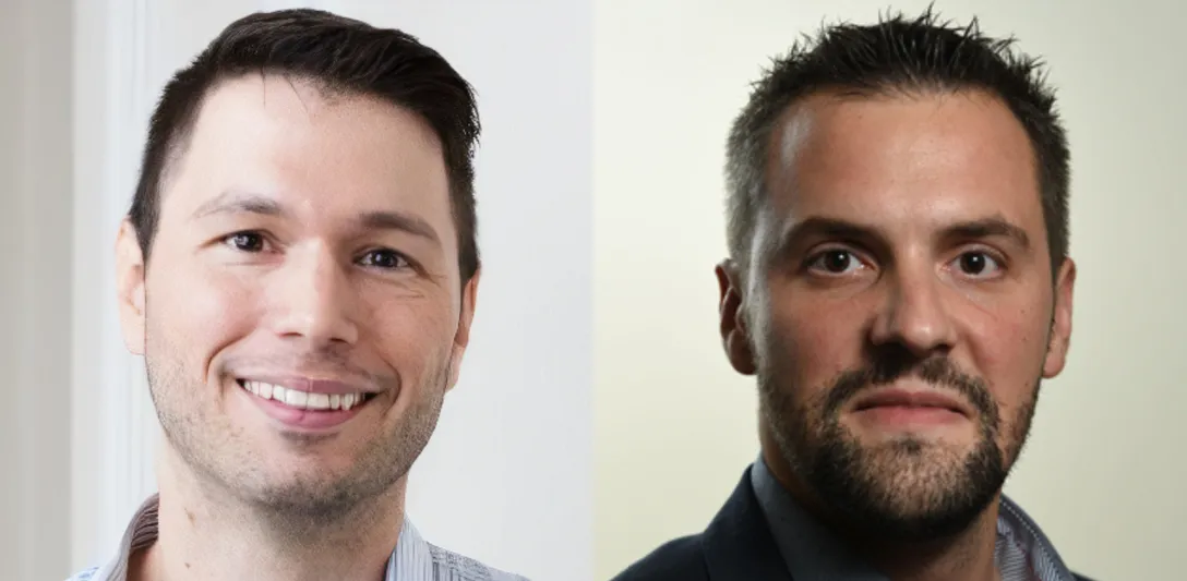 Dr Michael Crichton (left) and Professor Yoann Altmann. Dr Michael Crichton (left) and Professor Yoann Altmann.