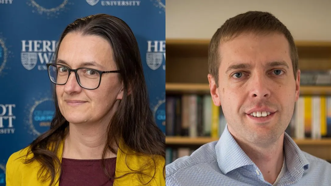 Associate Professor Alex MacLaren (left) and Dr Colin Rickman.