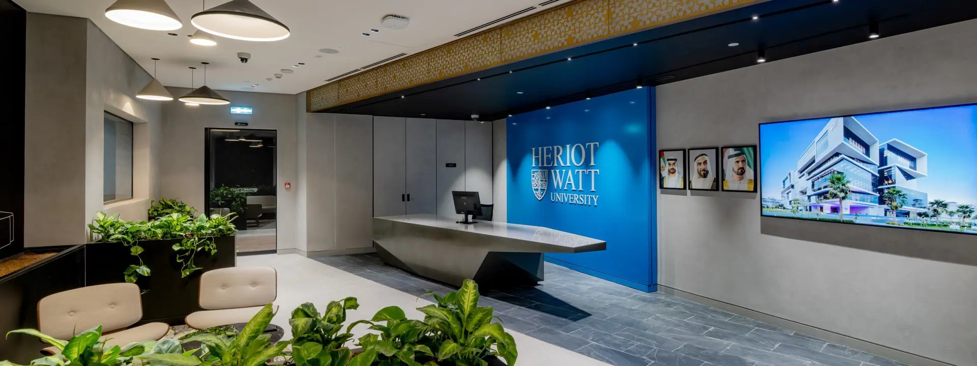 reception of james watt building dubai