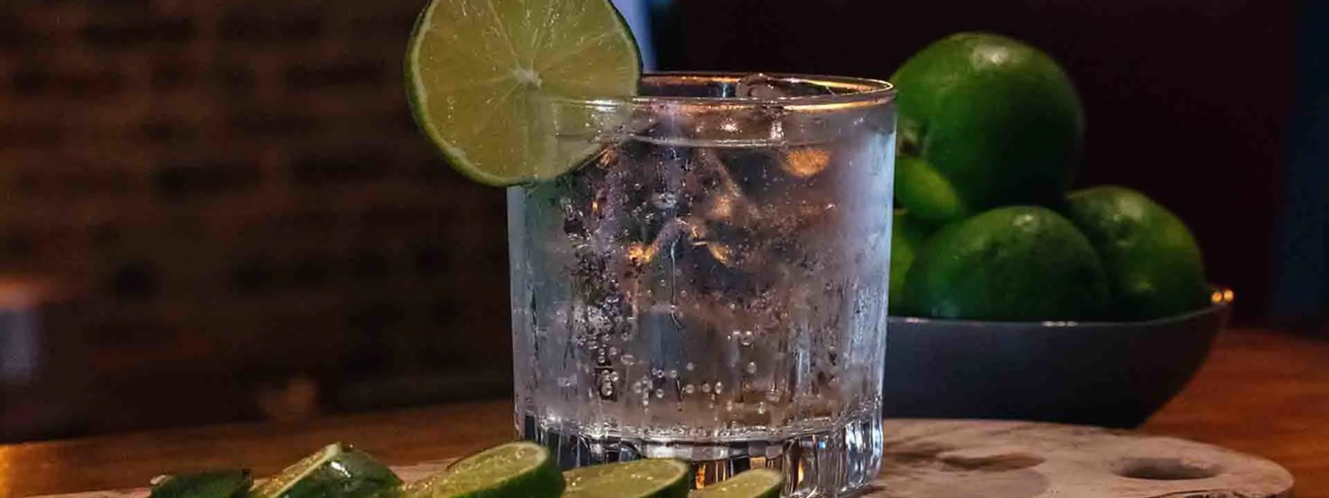 Picture of a gin glass.