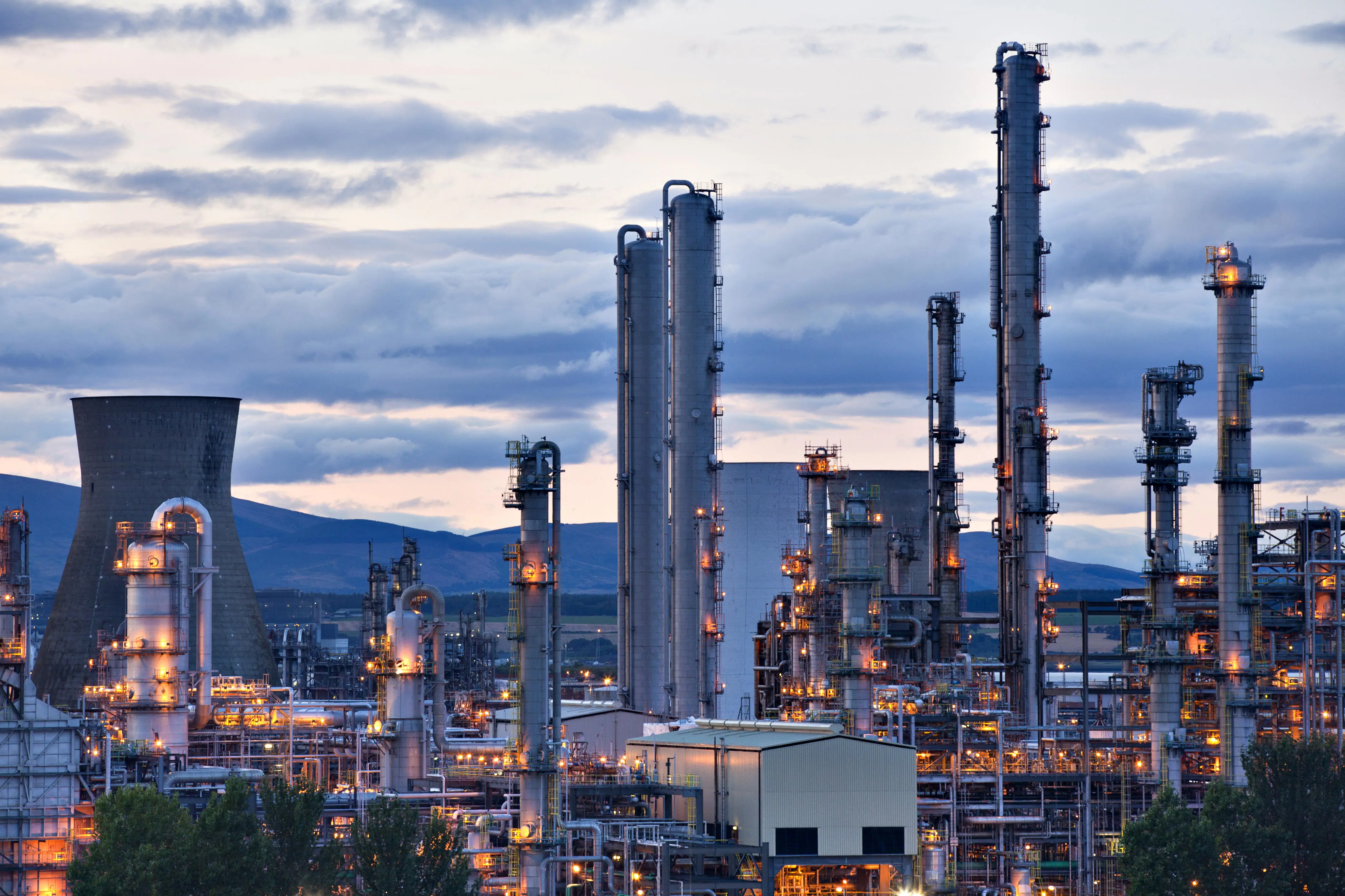 Image shows industrial scene. 