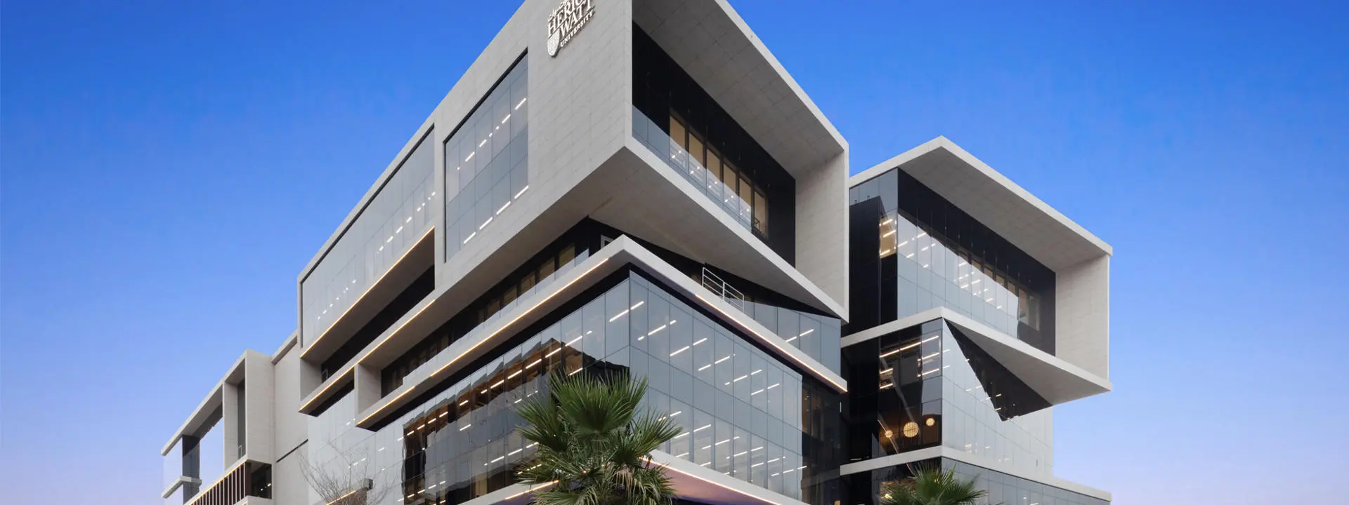 Heriot-Watt University's Dubai campus at dawn