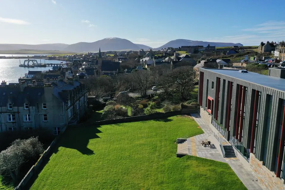 Heriot-Watt’s International Centre for Island Technology (ICIT), the University’s Orkney campus, in the coastal town of Stromness. 
