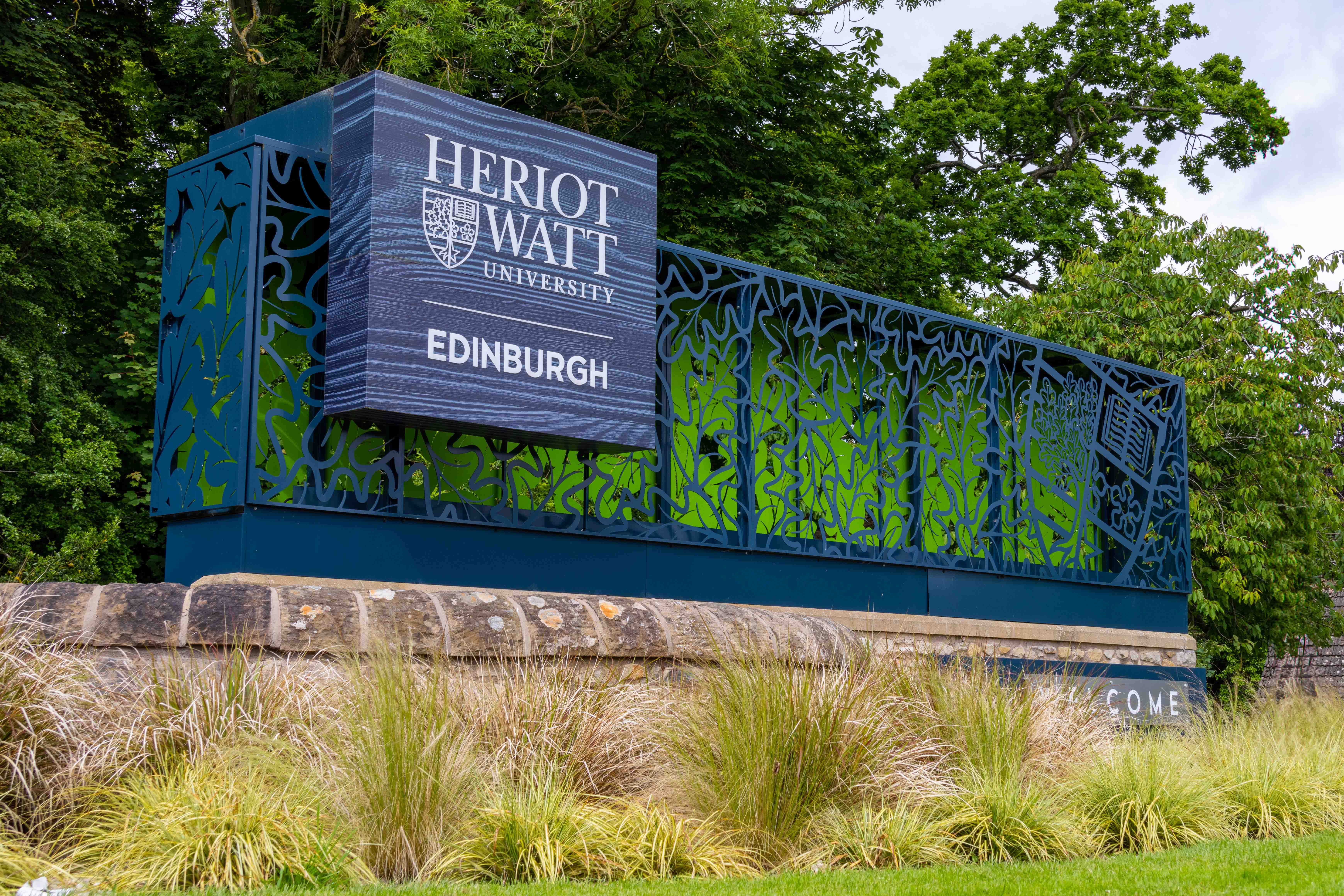 Edinburgh campus signage.