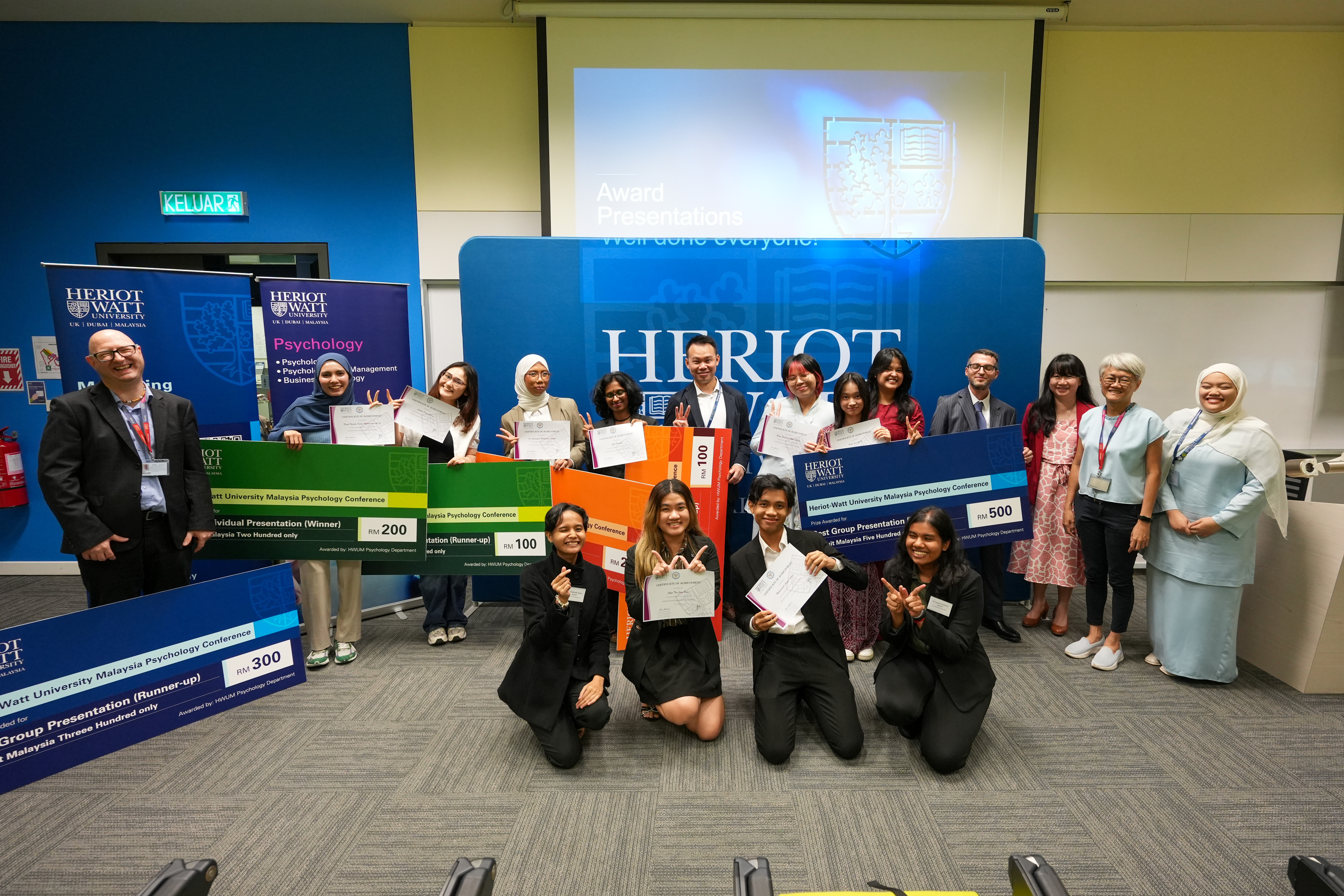 Group shot taken at the annual Psychology Conference