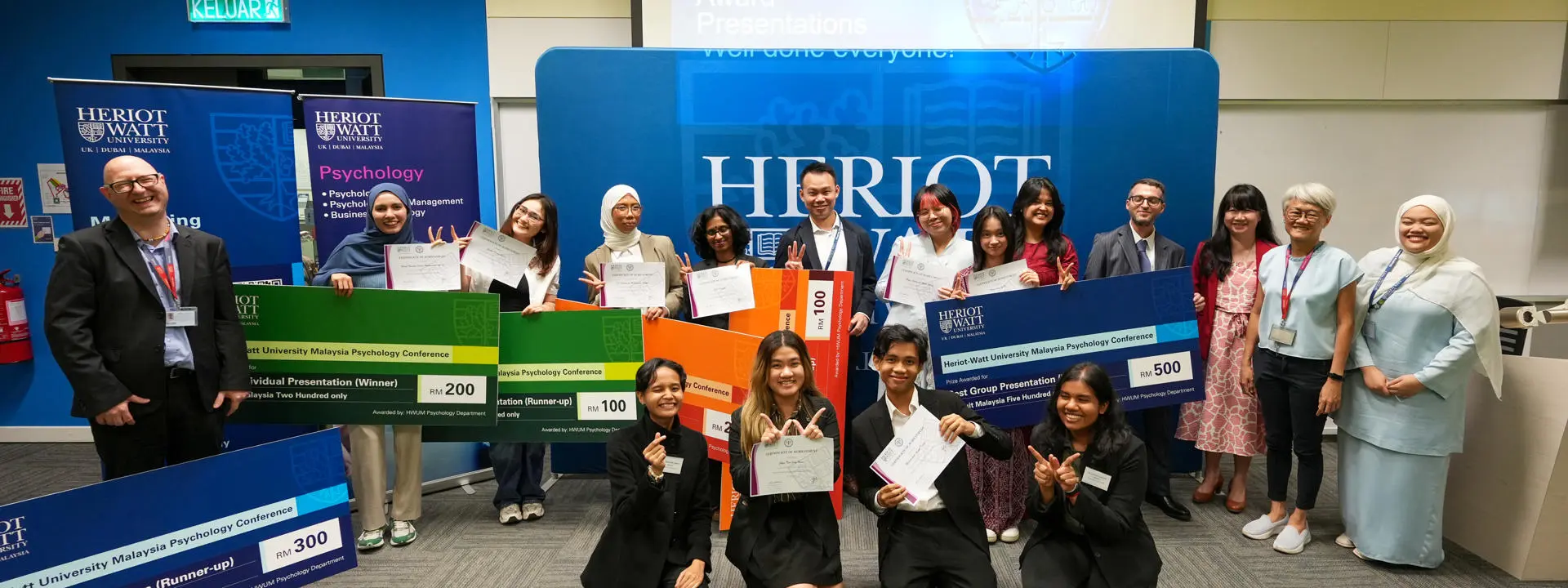 Group shot taken at the annual Psychology Conference