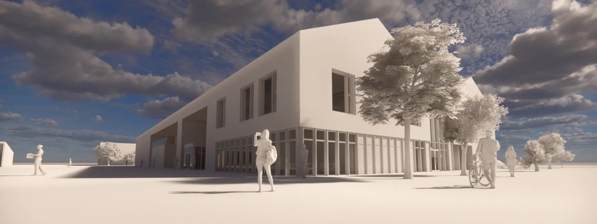 Architectural drawing showing what a new centre for sustainable brewing and distilling might look like.