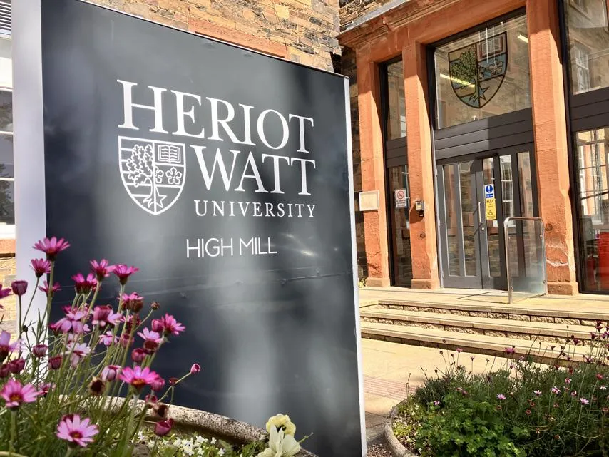 Heriot-Watt's High Mill building.