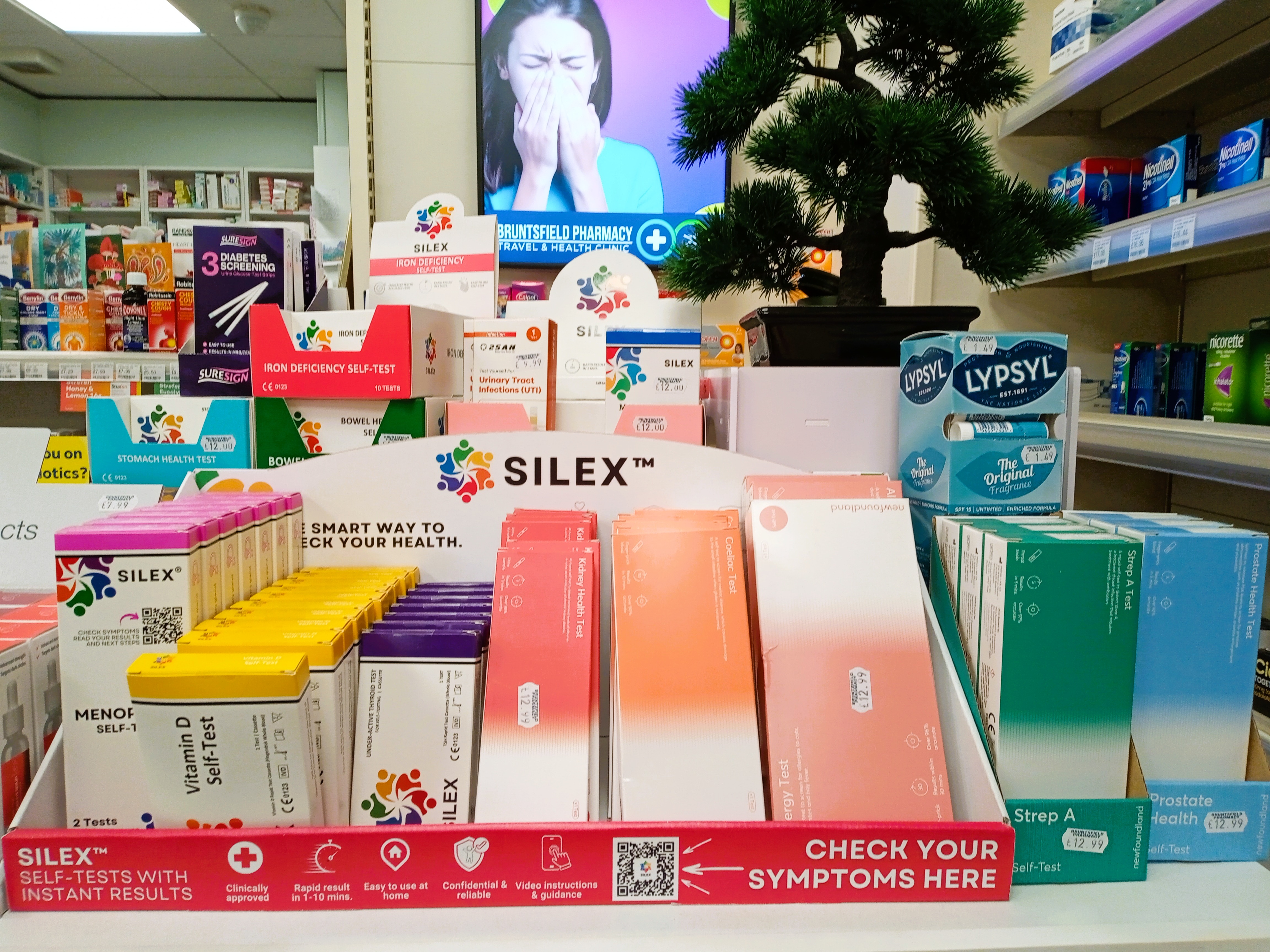 Inside of chemist. 