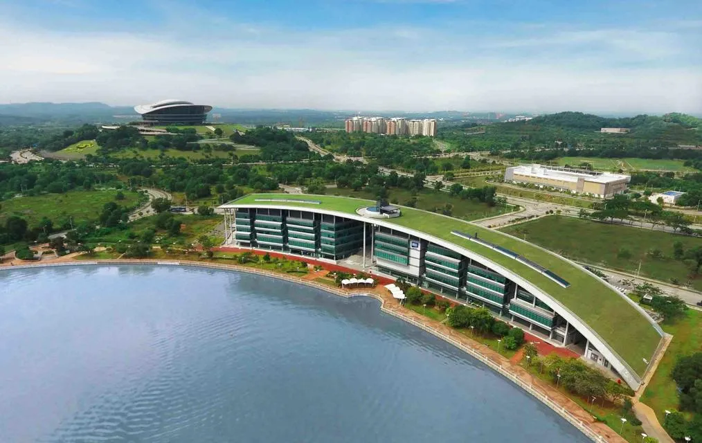 Aerial view of Heriot-Watt Malaysia campus