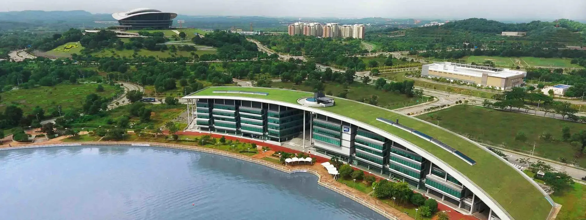Image shows Heriot-Watt's campus in Malaysia.