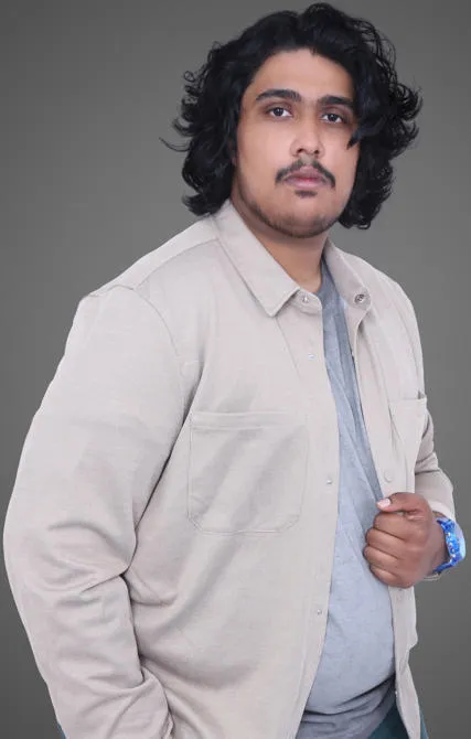 Nakhul Kalaivanan Nakhul Kalaivanan standing facing the camera.